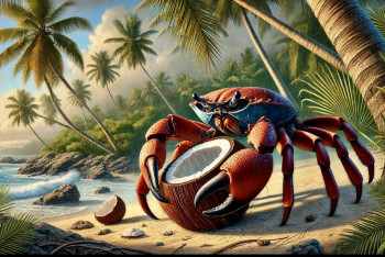 Krab palmový: Obr mezi suchozemskými členovci Krab palmový: Obr mezi suchozemskými členovci